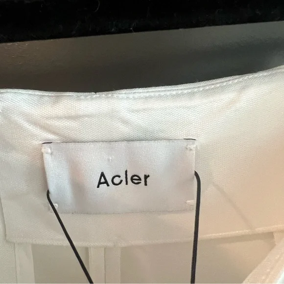 Acler Cragiburne Skirt and top set in Ivory & Midnight ombre Size US 6 NEW! - Picture 7 of 9